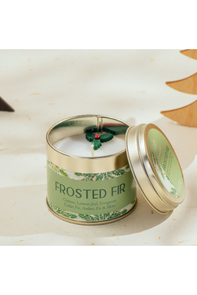Christmas Collection - Frosted Fir - Tall Tin